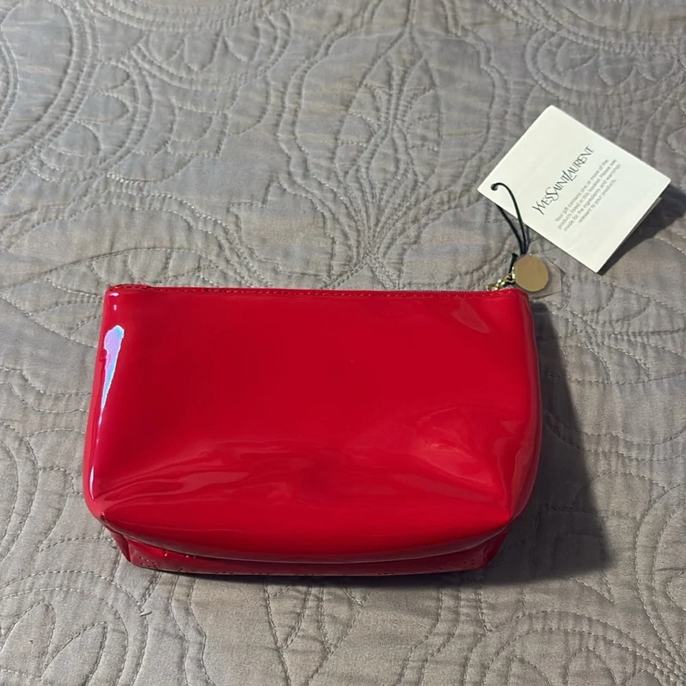 YSL Red Cosmetic Bag - Picture 2 of 3